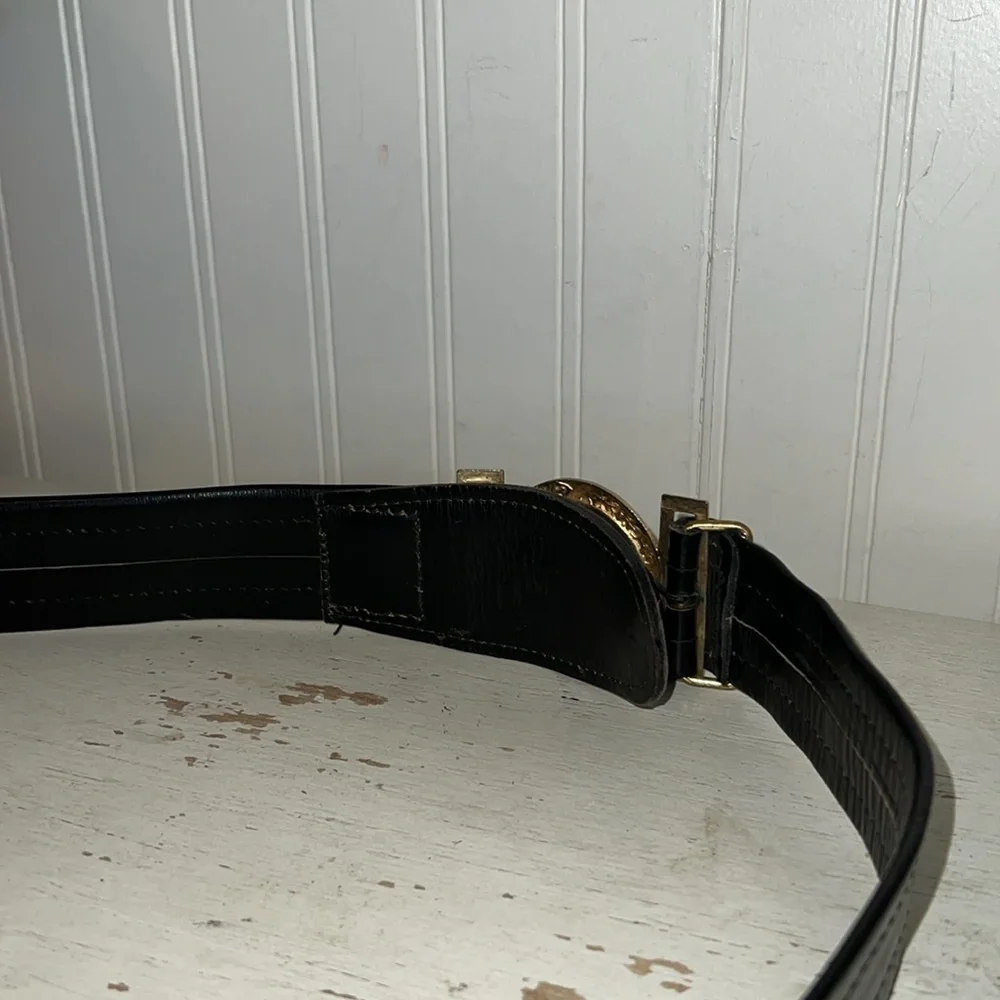Vintage WWII Military officers belt brass